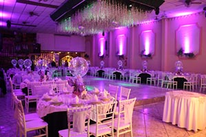 montaje con globos xv años en Salon de fiestas Magno Ecatepec